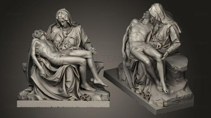 3D модель Скульптура Иисус снятие с креста (STL)